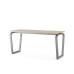 Стол офисный Kobor TB-140/60 aluminum/natural Стол офисный Kobor TB-140/60 aluminum/natural