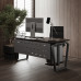 Стол офисный Kobor TB-100/80 aluminum/charlston Стол офисный Kobor TB-100/80 aluminum/charlston