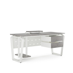 Стол офисный Kobor TB-160/80 white/chicago Стол офисный Kobor TB-160/80 white/chicago