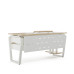Стол офисный Kobor TB-180/60 white/natural Стол офисный Kobor TB-180/60 white/natural