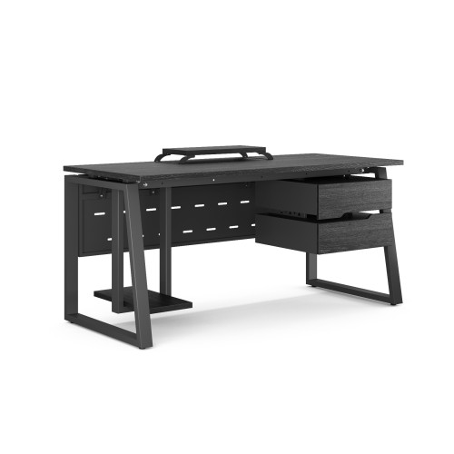 Стол офисный Kobor TS1-100/70 black/wood