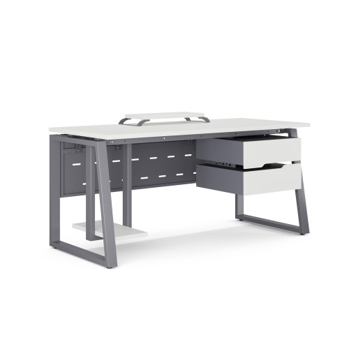Стол офисный Kobor TS1-80/80 graphite/premium Стол офисный Kobor TS1-80/80 graphite/premium