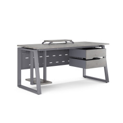 Стол офисный Kobor TS1-80/80 graphite/chicago Стол офисный Kobor TS1-80/80 graphite/chicago