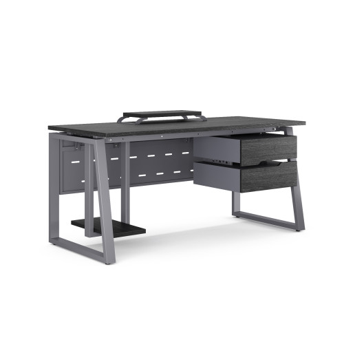 Стол офисный Kobor TS1-140/60 graphite/wood