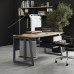 Стол офисный Kobor TS1-140/80 graphite/natural