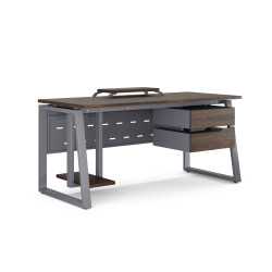 Стол офисный Kobor TS1-80/60 graphite/charlston Стол офисный Kobor TS1-80/60 graphite/charlston