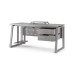 Стол офисный Kobor TS1-80/80 aluminum/chicago