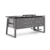 Стол офисный Kobor TS1-140/60 aluminum/wood Стол офисный Kobor TS1-140/60 aluminum/wood