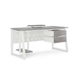 Стол офисный Kobor TS1-160/60 white/chicago Стол офисный Kobor TS1-160/60 white/chicago