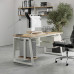 Стол офисный Kobor TS1-160/60 white/natural Стол офисный Kobor TS1-160/60 white/natural