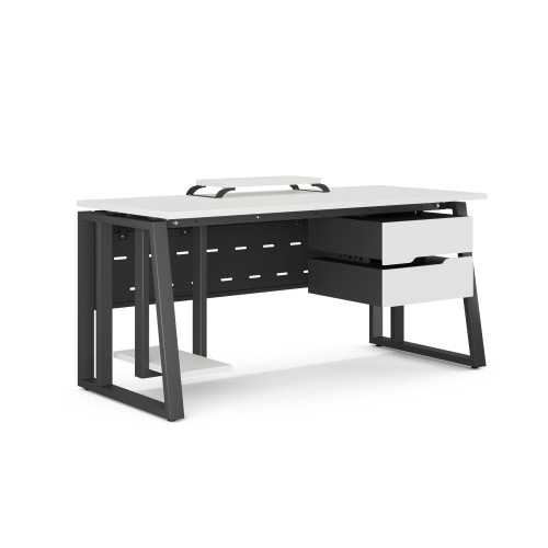 Стол офисный Kobor TS2-120/70 black/premium