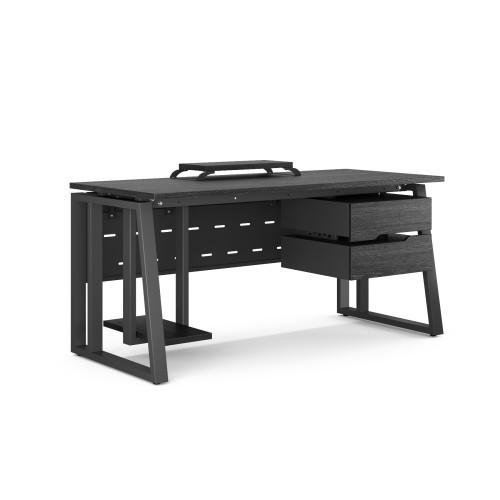 Стол офисный Kobor TS2-140/60 black/wood