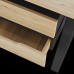 Стол офисный Kobor TS2-100/60 black/natural Стол офисный Kobor TS2-100/60 black/natural