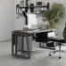Стол офисный Kobor TS2-80/60 graphite/chicago Стол офисный Kobor TS2-80/60 graphite/chicago