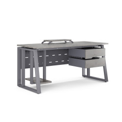 Стол офисный Kobor TS2-80/80 graphite/chicago Стол офисный Kobor TS2-80/80 graphite/chicago