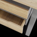 Стол офисный Kobor TS2-120/60 aluminum/natural Стол офисный Kobor TS2-120/60 aluminum/natural