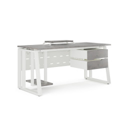 Стол офисный Kobor TS2-180/70 white/chicago Стол офисный Kobor TS2-180/70 white/chicago