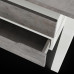 Стол офисный Kobor TS2-80/80 white/chicago