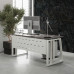 Стол офисный Kobor TS2-80/80 white/chicago