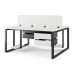 Стол офисный Kobor O1/2-100/120 black/premium Стол офисный Kobor O1/2-100/120 black/premium