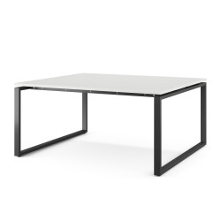 Стол офисный Kobor O1/2-160/120 black/premium Стол офисный Kobor O1/2-160/120 black/premium