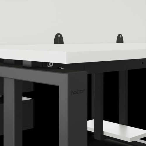 Стол офисный Kobor O1/2-140/140 black/premium Стол офисный Kobor O1/2-140/140 black/premium