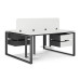 Стол офисный Kobor O1/2-140/140 black/premium Стол офисный Kobor O1/2-140/140 black/premium