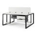 Стол офисный Kobor O1/2-140/140 black/premium Стол офисный Kobor O1/2-140/140 black/premium