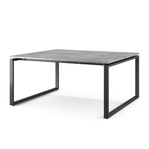 Стол офисный Kobor O1/2-80/140 black/chicago Стол офисный Kobor O1/2-80/140 black/chicago