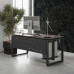 Стол офисный Kobor O1/2-140/160 black/chicago