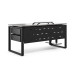Стол офисный Kobor O1/2-140/160 black/chicago