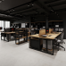 Стол офисный Kobor O1/2-100/160 black/charlston Стол офисный Kobor O1/2-100/160 black/charlston