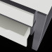 Стол офисный Kobor O1/2-160/160 graphite/premium