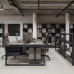 Стол офисный Kobor O1/2-120/140 graphite/chicago