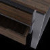 Стол офисный Kobor O1/2-120/160 graphite/charlston Стол офисный Kobor O1/2-120/160 graphite/charlston