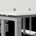 Стол офисный Kobor O1/2-80/160 aluminum/premium Стол офисный Kobor O1/2-80/160 aluminum/premium