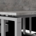 Стол офисный Kobor O1/2-160/120 aluminum/chicago