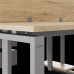 Стол офисный Kobor O1/2-160/140 aluminum/natural
