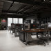 Стол офисный Kobor O1/2-100/120 aluminum/charlston