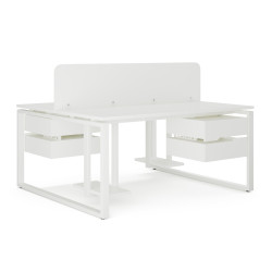 Стол офисный Kobor O1/2-120/140 white/premium Стол офисный Kobor O1/2-120/140 white/premium