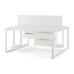 Стол офисный Kobor O1/2-140/140 white/premium Стол офисный Kobor O1/2-140/140 white/premium
