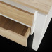 Стол офисный Kobor O1/2-80/140 white/natural