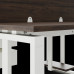 Стол офисный Kobor O1/2-160/120 white/charlston