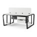 Стол офисный Kobor TB/2-160/140 black/premium Стол офисный Kobor TB/2-160/140 black/premium
