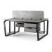 Стол офисный Kobor TB/2-80/120 black/chicago Стол офисный Kobor TB/2-80/120 black/chicago