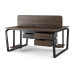 Стол офисный Kobor TB/2-80/140 black/charlston