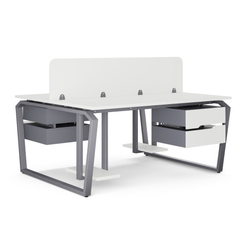 Стол офисный Kobor TB/2-100/120 graphite/premium