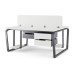 Стол офисный Kobor TB/2-160/160 graphite/premium