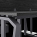 Стол офисный Kobor TB/2-120/140 graphite/wood Стол офисный Kobor TB/2-120/140 graphite/wood