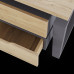 Стол офисный Kobor TB/2-140/160 graphite/natural